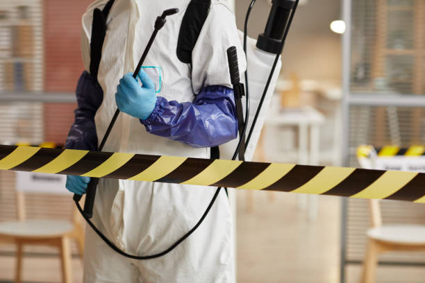 Professional Biohazard Cleanup technician working in Port Washington, WI